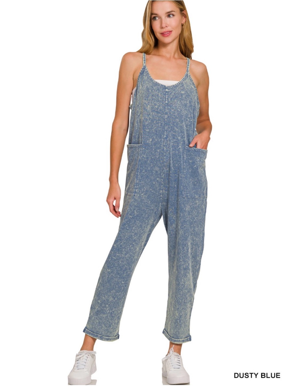 Zenana Outfitters Light Blue Jumpsuit/Romper
